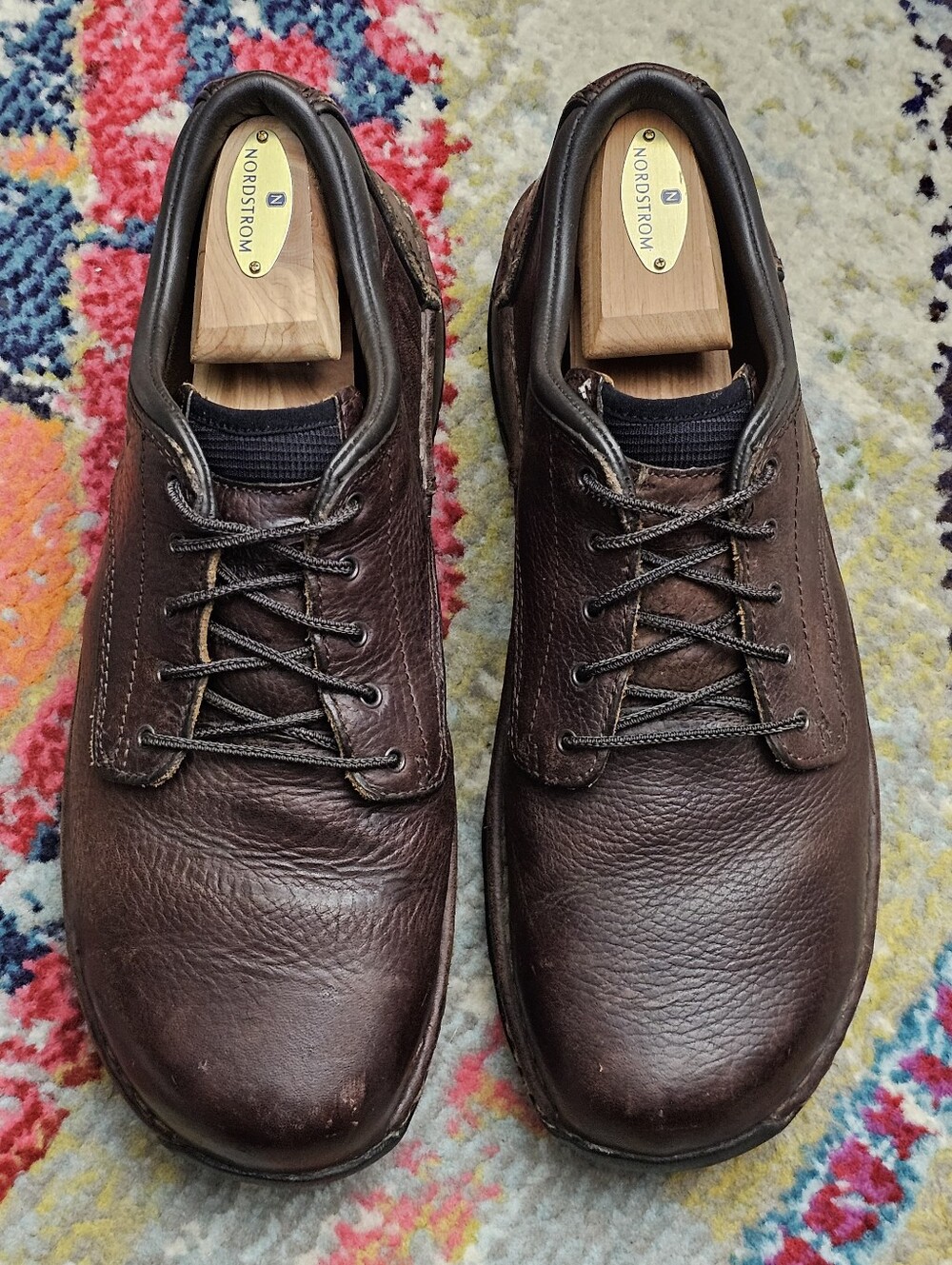 Red Wing 6704 Men's Size 9 Shoes StitchMax Aluminum Toe Oxfords Low Boots Brown